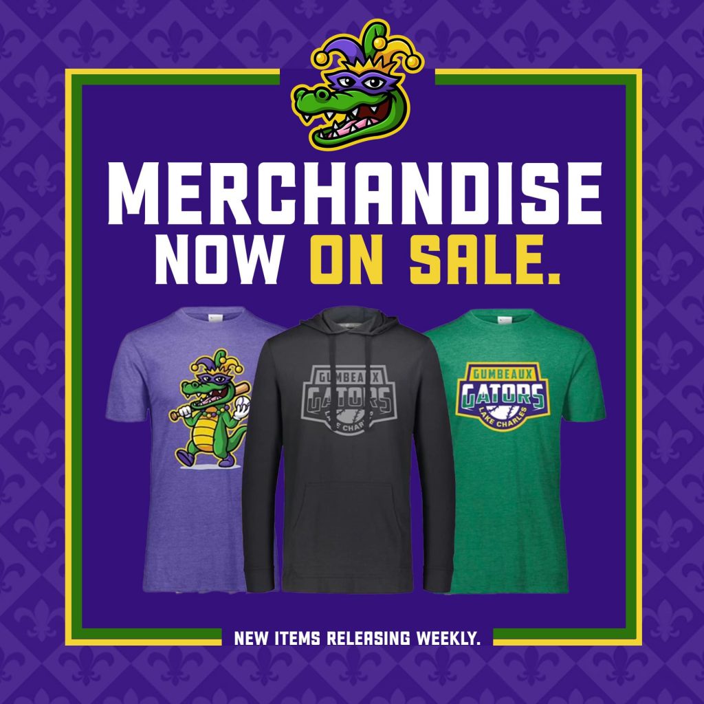 Lake Charles Gumbeaux Gators Unveil Exclusive Merchandise in Partnership with Outfitters Ink