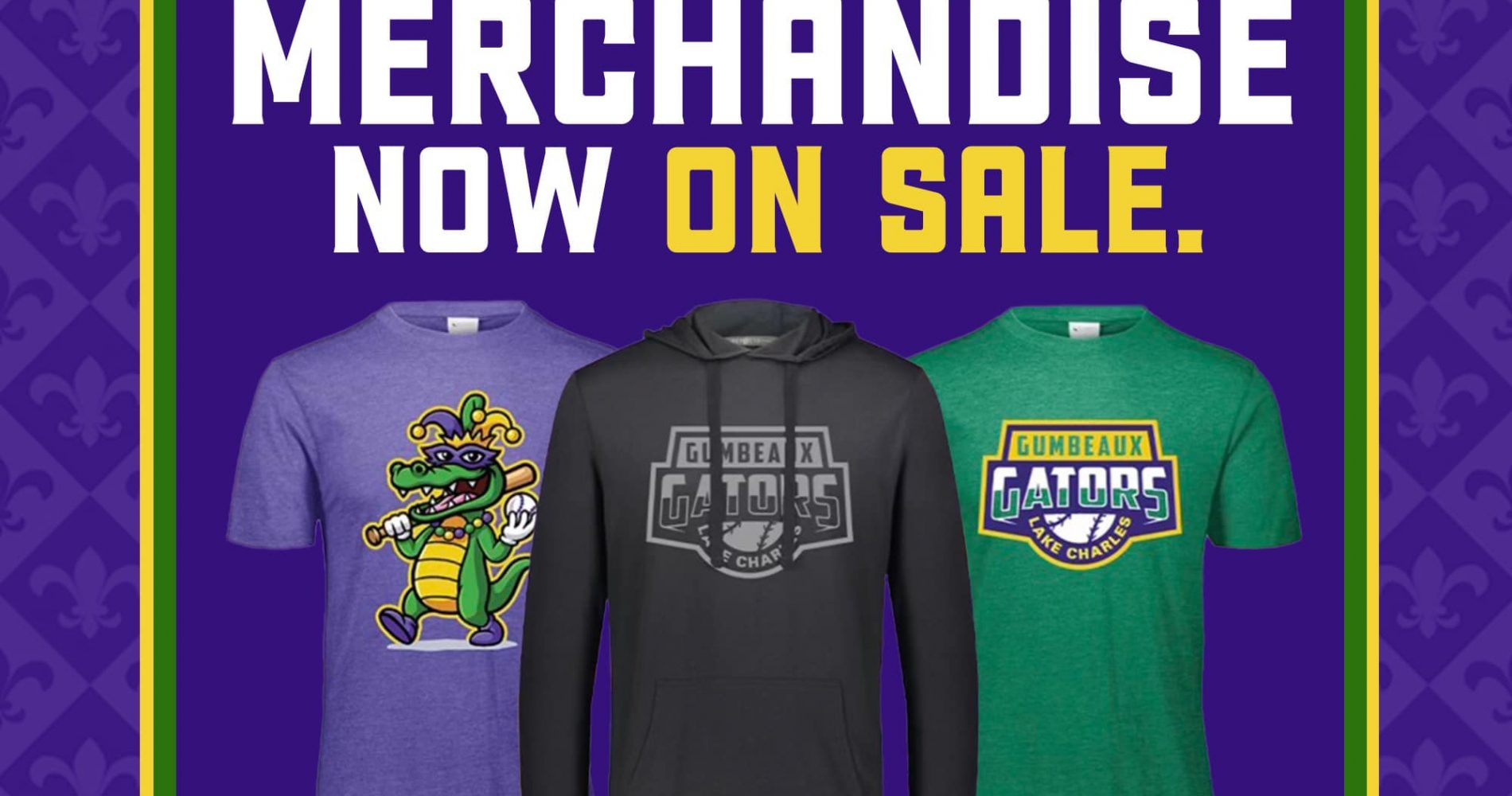 Lake Charles Gumbeaux Gators Unveil Exclusive Merchandise in Partnership with Outfitters Ink