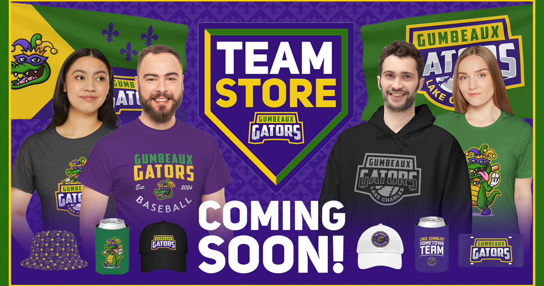 Gumbeaux Gators announce plans for a new Merchandise Store, filled with affordable options and seasonal collections