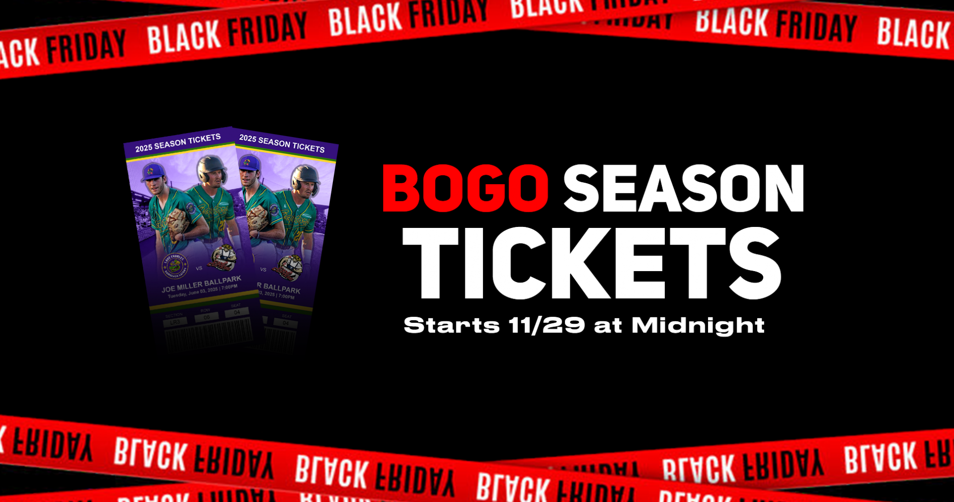 2025 Gumbeaux Gators Season Ticket Sales begin on Black Friday with a BOGO Special